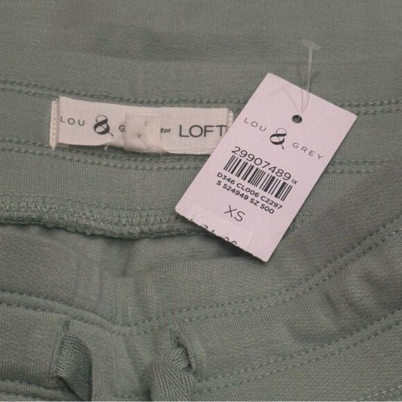 NEW Lou & Grey Light Sage Green Mini Skirt Summer Athleisure Coastal Stretch‎ XS - Picture 4 of 7
